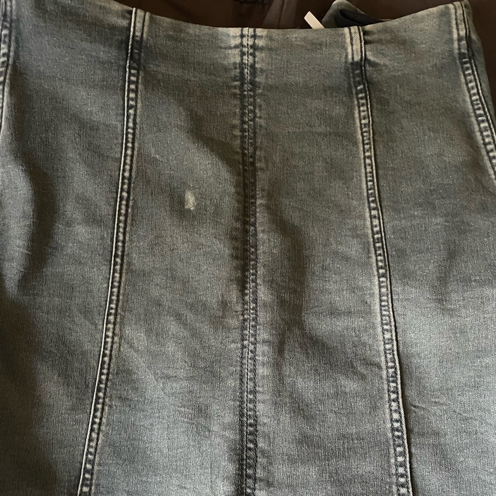 Free people blue mini skirt size 4